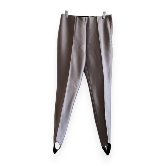 Bogner Women's Elaine Satin Stirrup Ski Pants in Light Mauve Pink/Purple Size 10